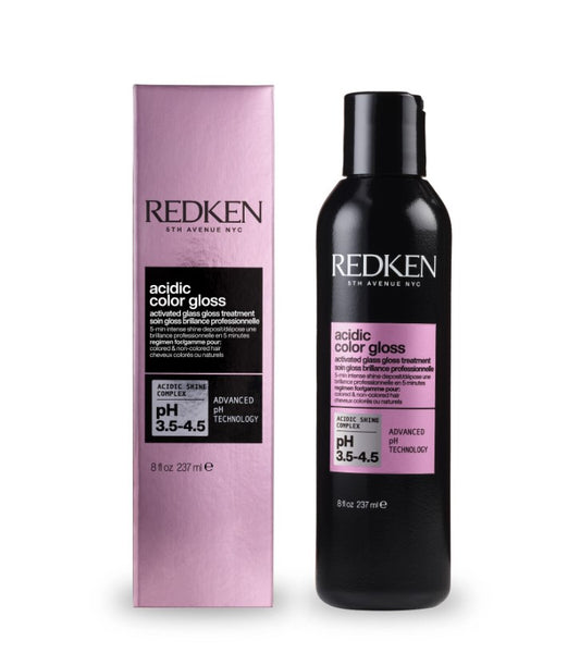 ACIDIC COLOR GLOSS ACTIVATED GLASS GLOSS TREATMENT