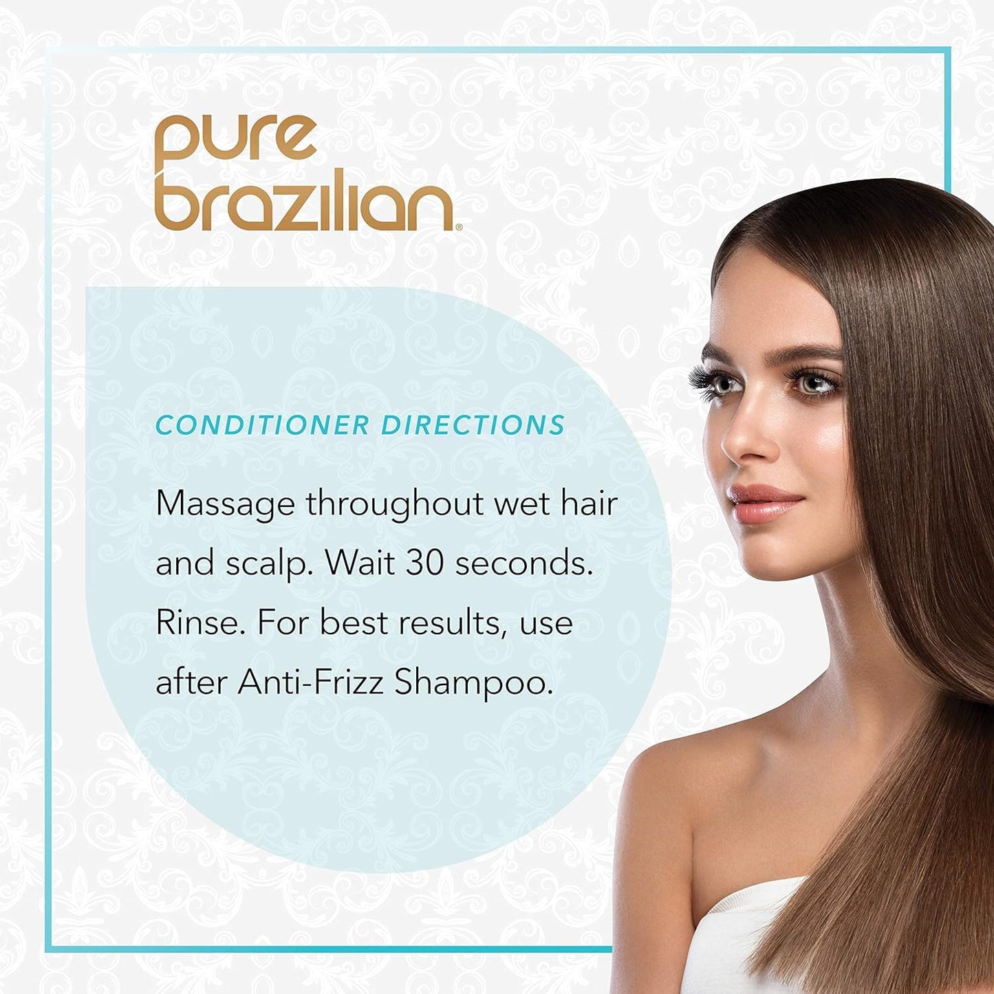 Pure Brazilian Anti-Frizz 13.5oz Conditioner