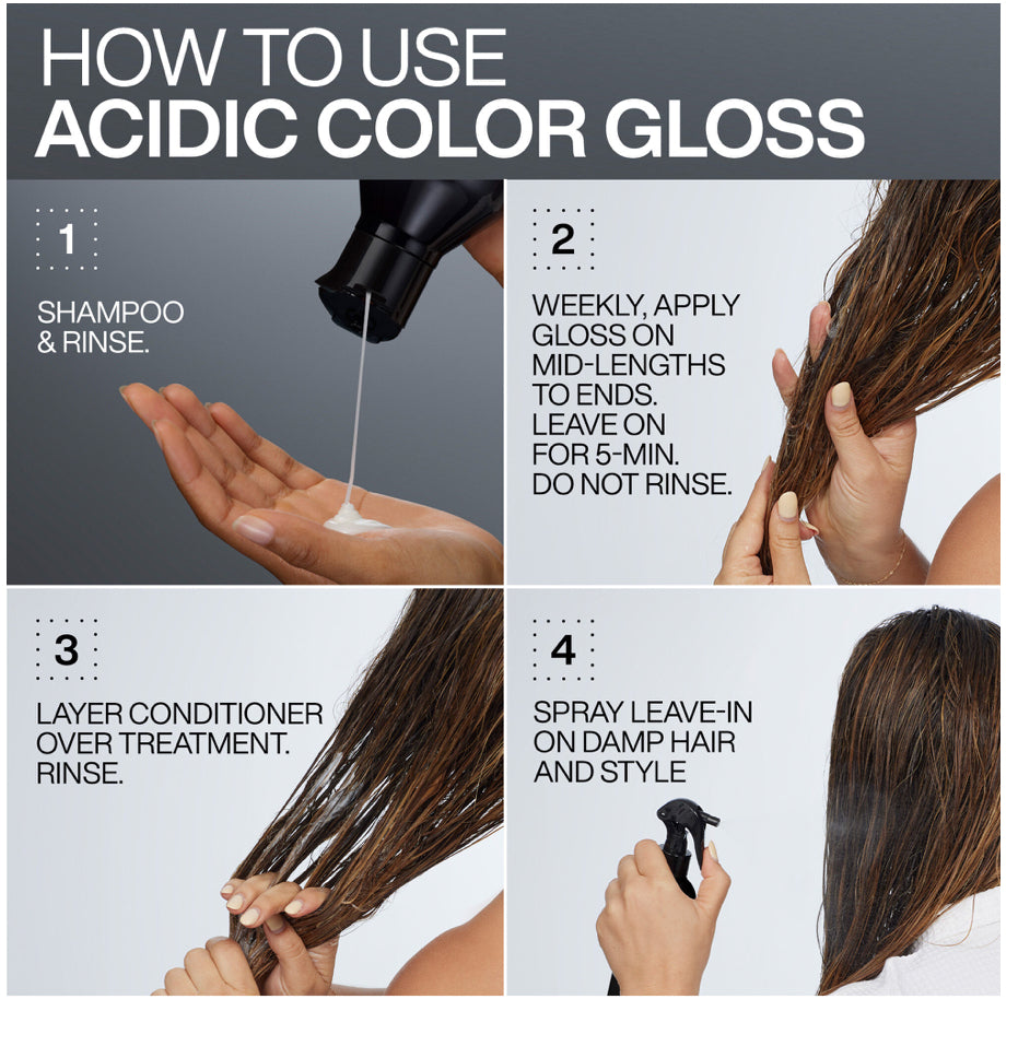 ACIDIC COLOR GLOSS HEAT PROTECTION LEAVE-IN TREATMENT